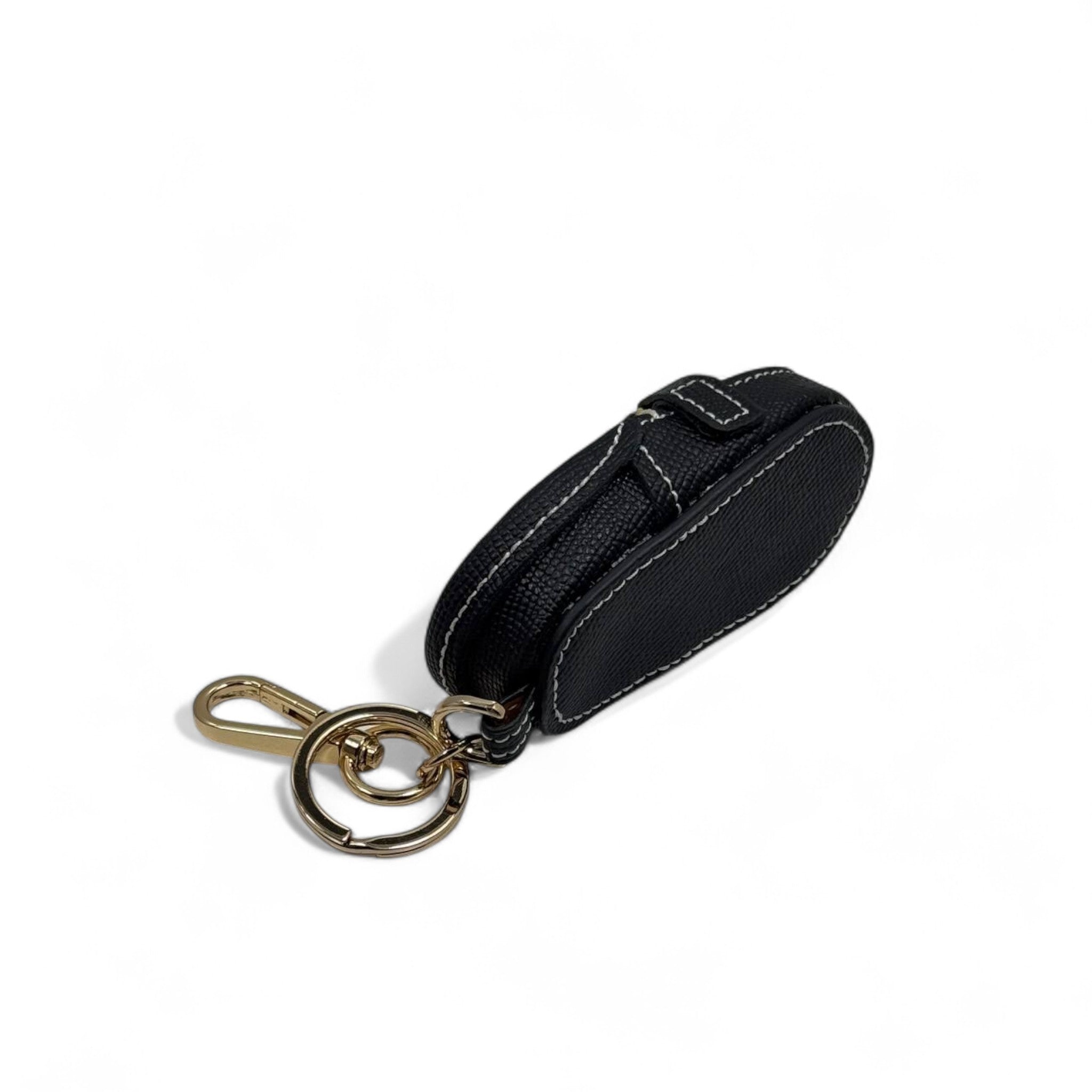 Hermès H Mini Shoe Keychain with Box 👞🧡 – Black Leather Luxury Charm