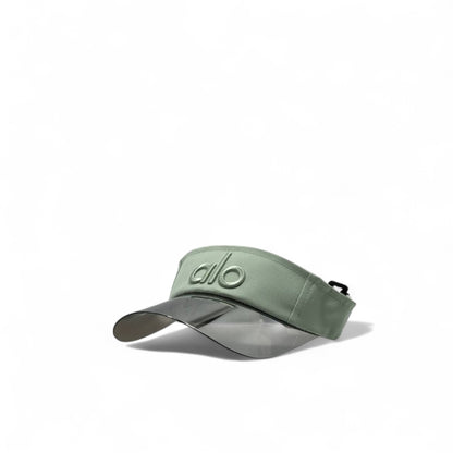 Alo Yoga Iridescent Visor Cap – Sage Green with Box 🧘🌿