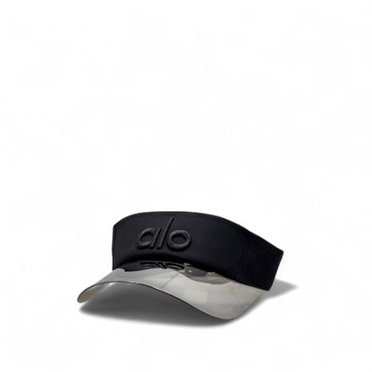Alo Yoga Iridescent Visor Cap – Blackout Edition with Box 🖤🌈