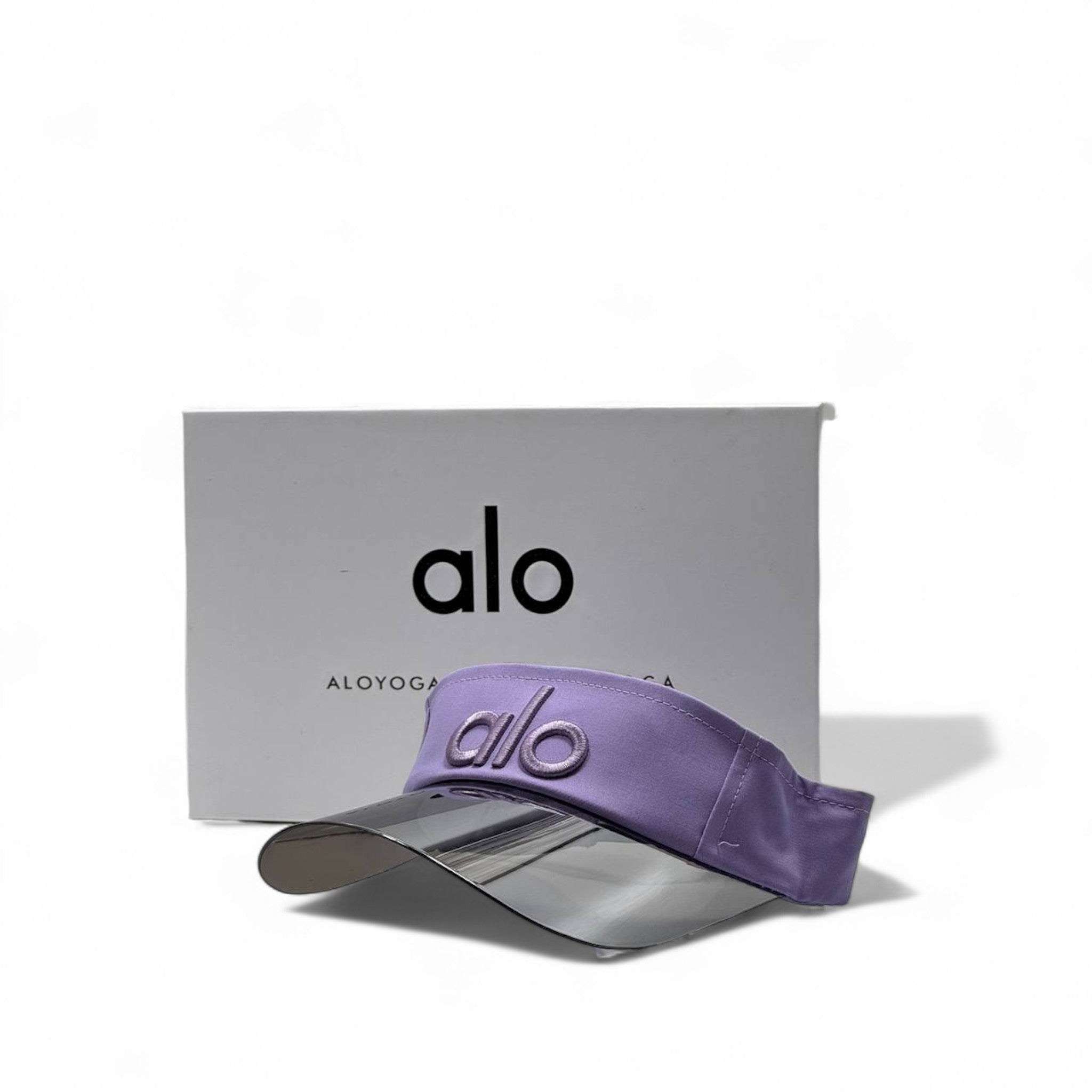 Alo Yoga Iridescent Visor Cap – Lavender Edition with Box 💜✨