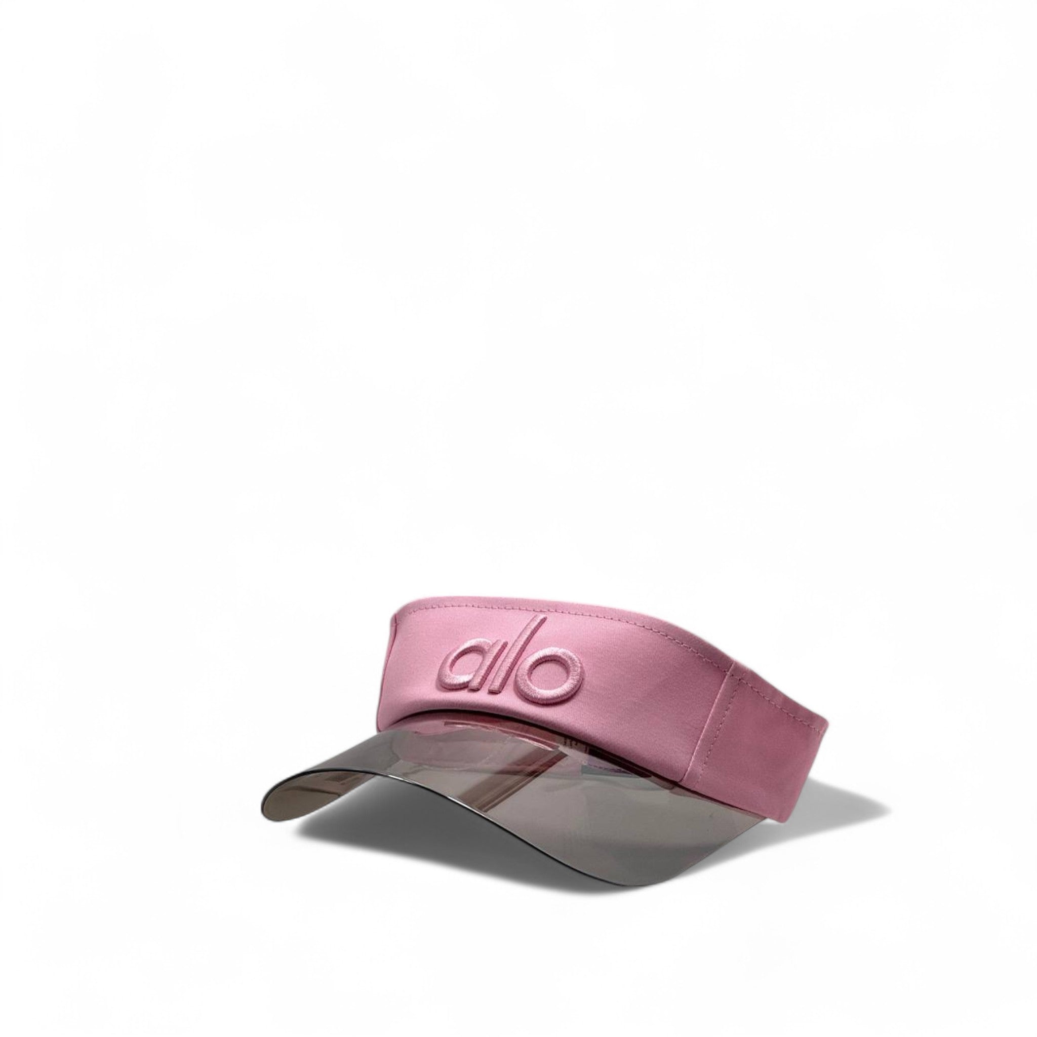 Alo Yoga Iridescent Visor Cap – Blush Pink Edition with Box 🌸✨