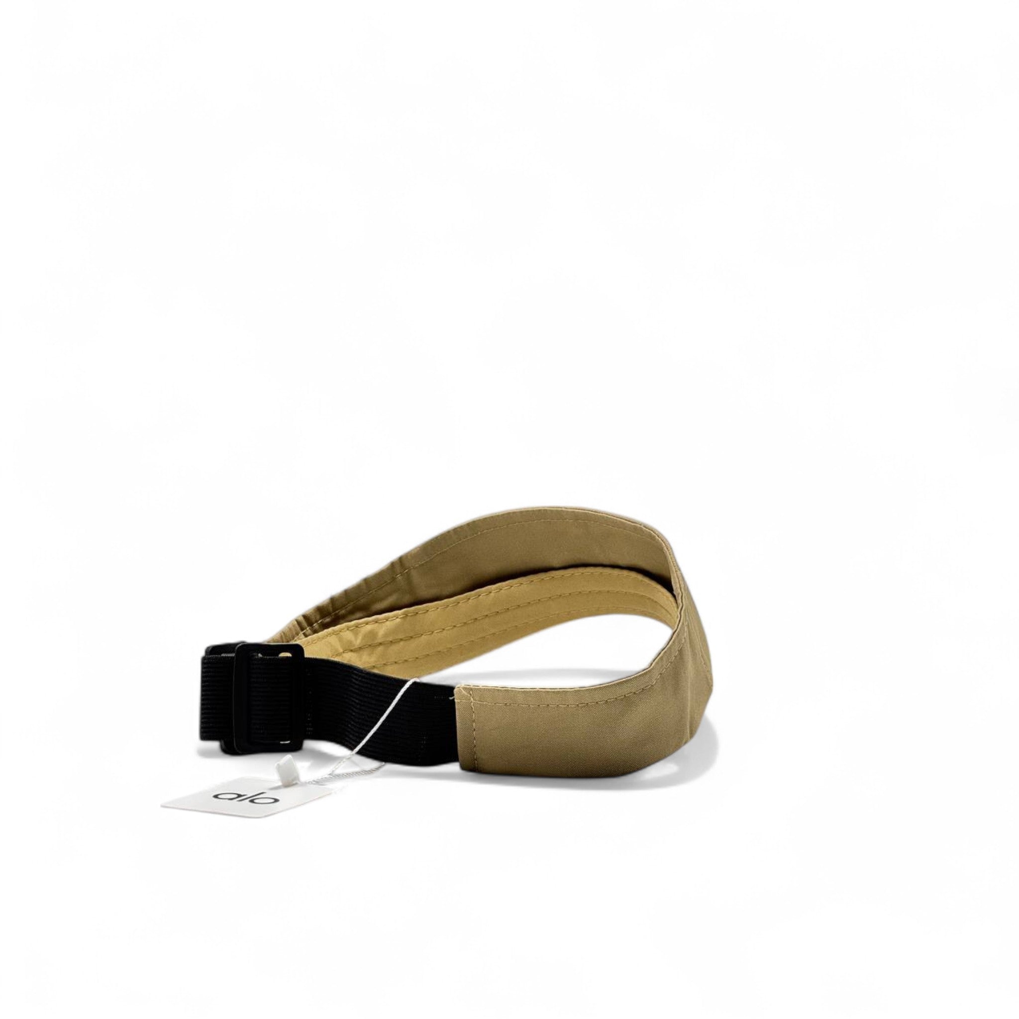 Alo Yoga Iridescent Visor Cap – Sand Beige Edition with Box 🏖️✨