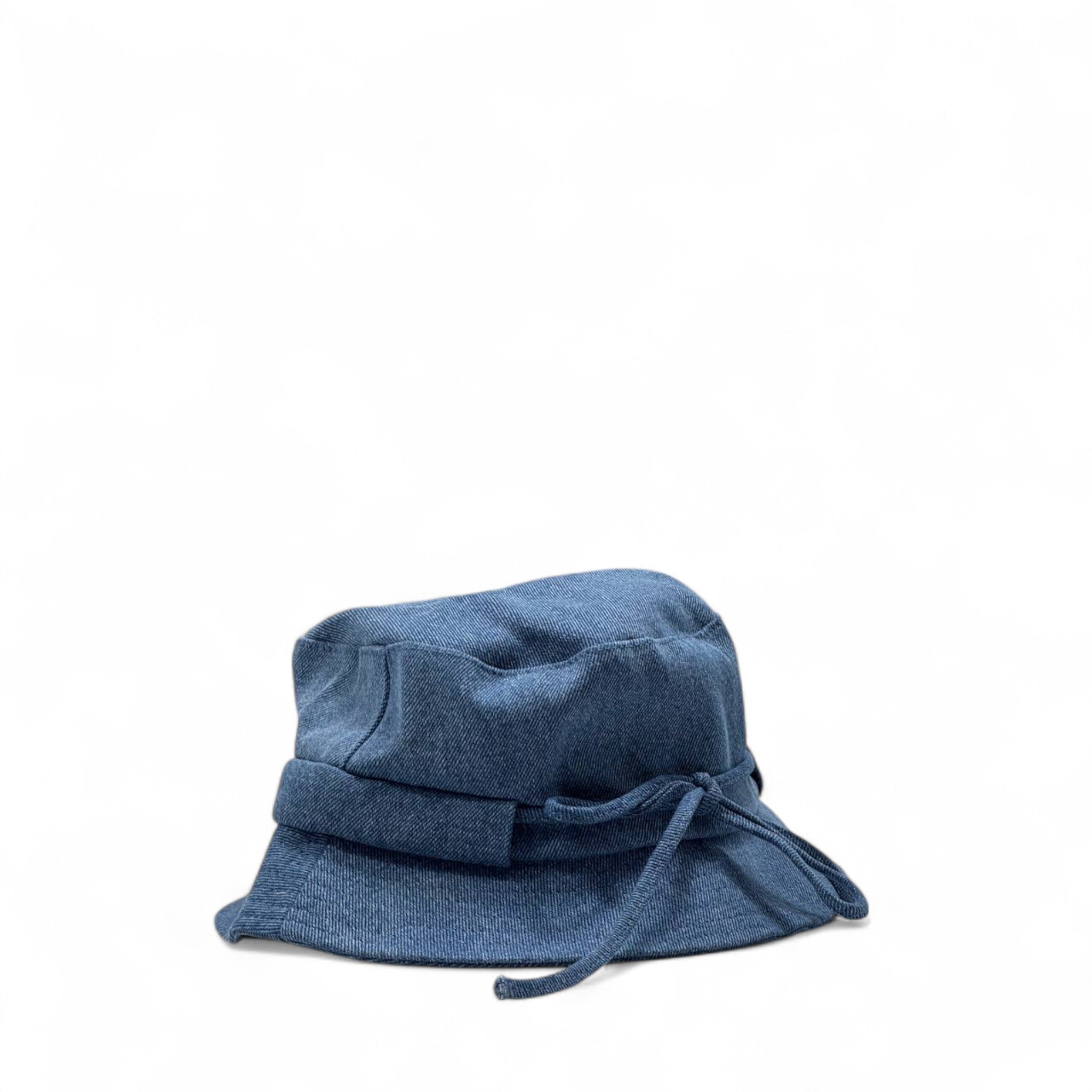 Jacquemus Blue Denim Bucket Hat with Box – Street Chic Edition 🔵🖤