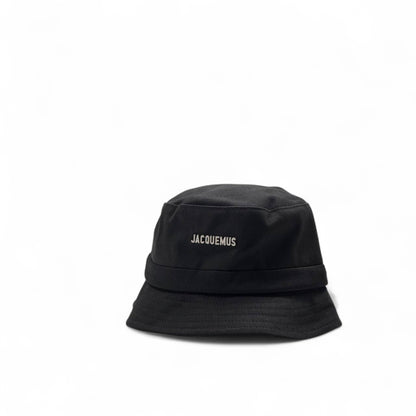 Jacquemus Black Bucket Hat with Box – Modern Luxe Essential 🖤🧳