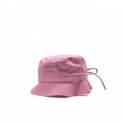 Jacquemus Pink Bucket Hat with Box – French Chic in Bloom 🌸🖤