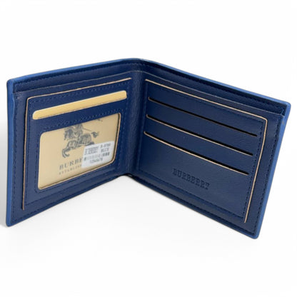 Burberry Blue Monogram Wallet – Signature London Luxury