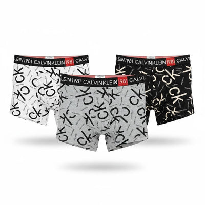 Calvin Klein 1981 3-Pack Signature Logo Boxer Briefs 🩲🔥✨