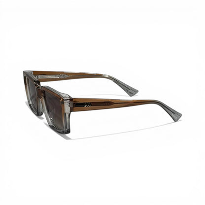 MOSCOT Luxury Gradient Square Sunglasses – Transparent Brown Iconic Edition 🕶️✨