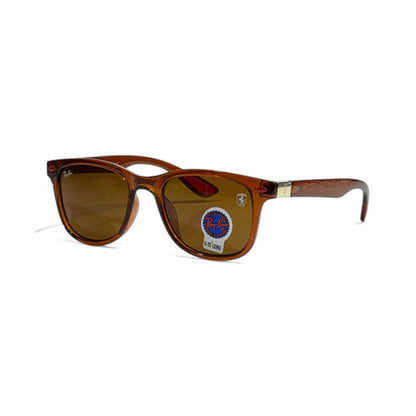 Ray-Ban Ferrari Brown Classic Sunglasses – G15 Lens Luxury Edition 🕶️🏎️