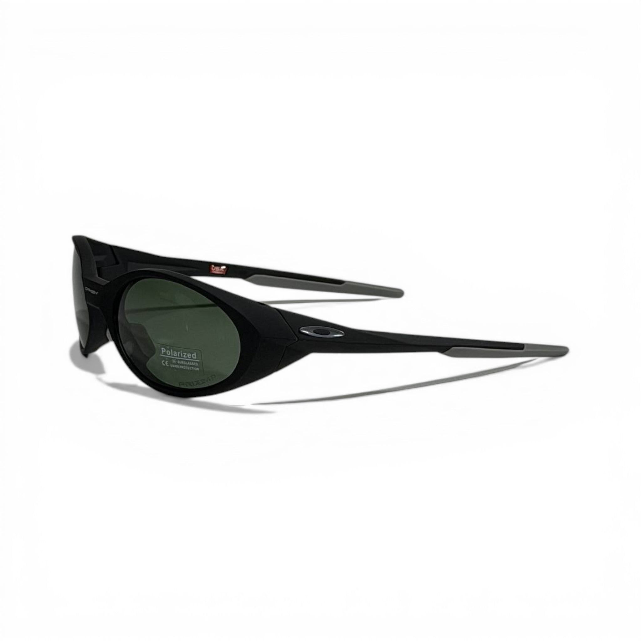 Oakley Polarized Oval Sunglasses – Black Green Lens Performance Edition 🕶️⚡
