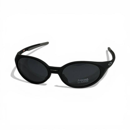 Oakley Polarized Oval Sunglasses – All Black Stealth Edition 🕶️⚡