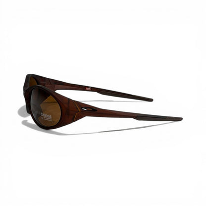 Oakley Polarized Oval Sunglasses – Tortoise Brown Retro Edition 🕶️🤎