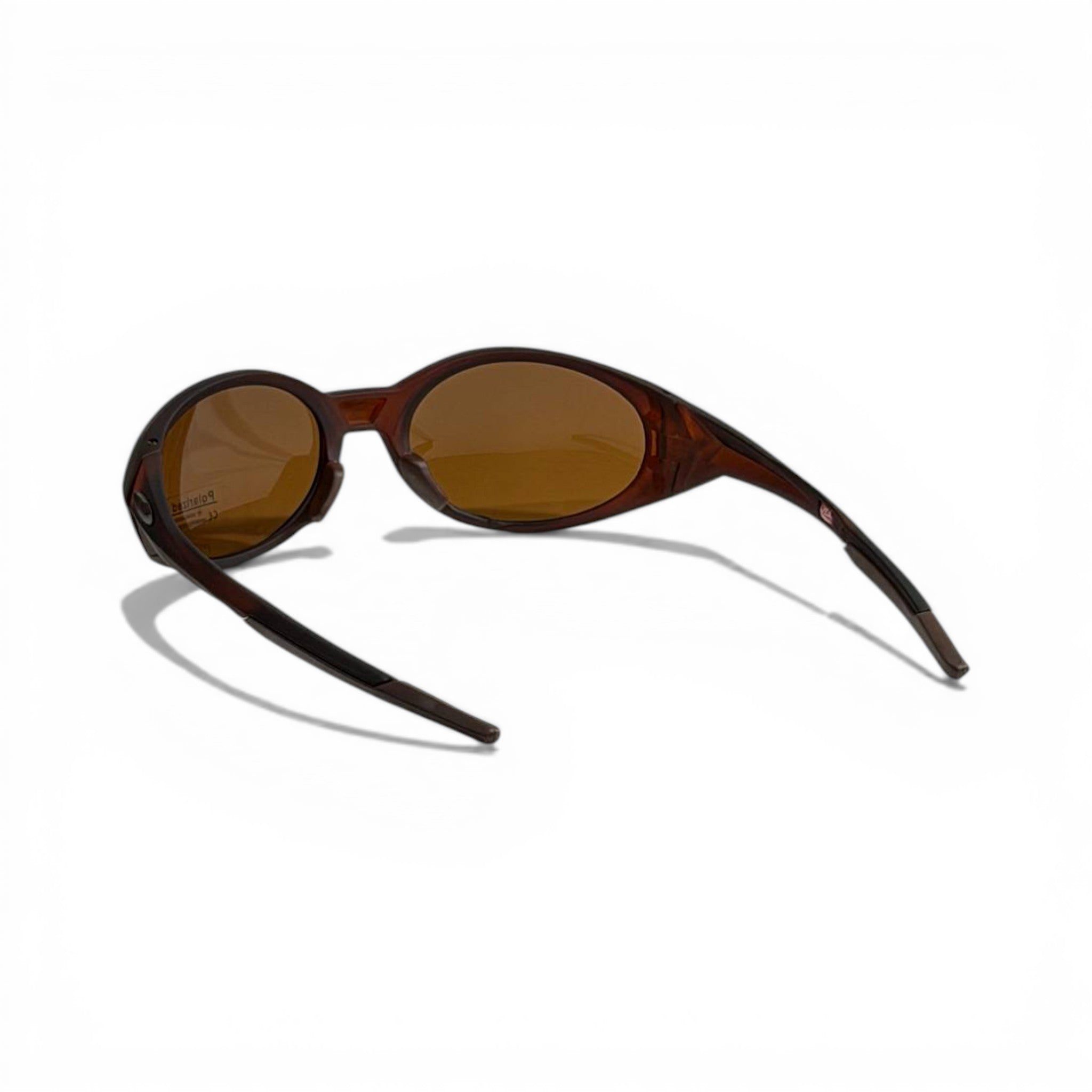 Oakley Polarized Oval Sunglasses – Tortoise Brown Retro Edition 🕶️🤎