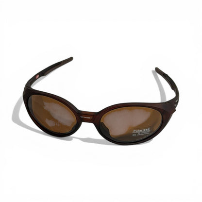 Oakley Polarized Oval Sunglasses – Tortoise Brown Retro Edition 🕶️🤎