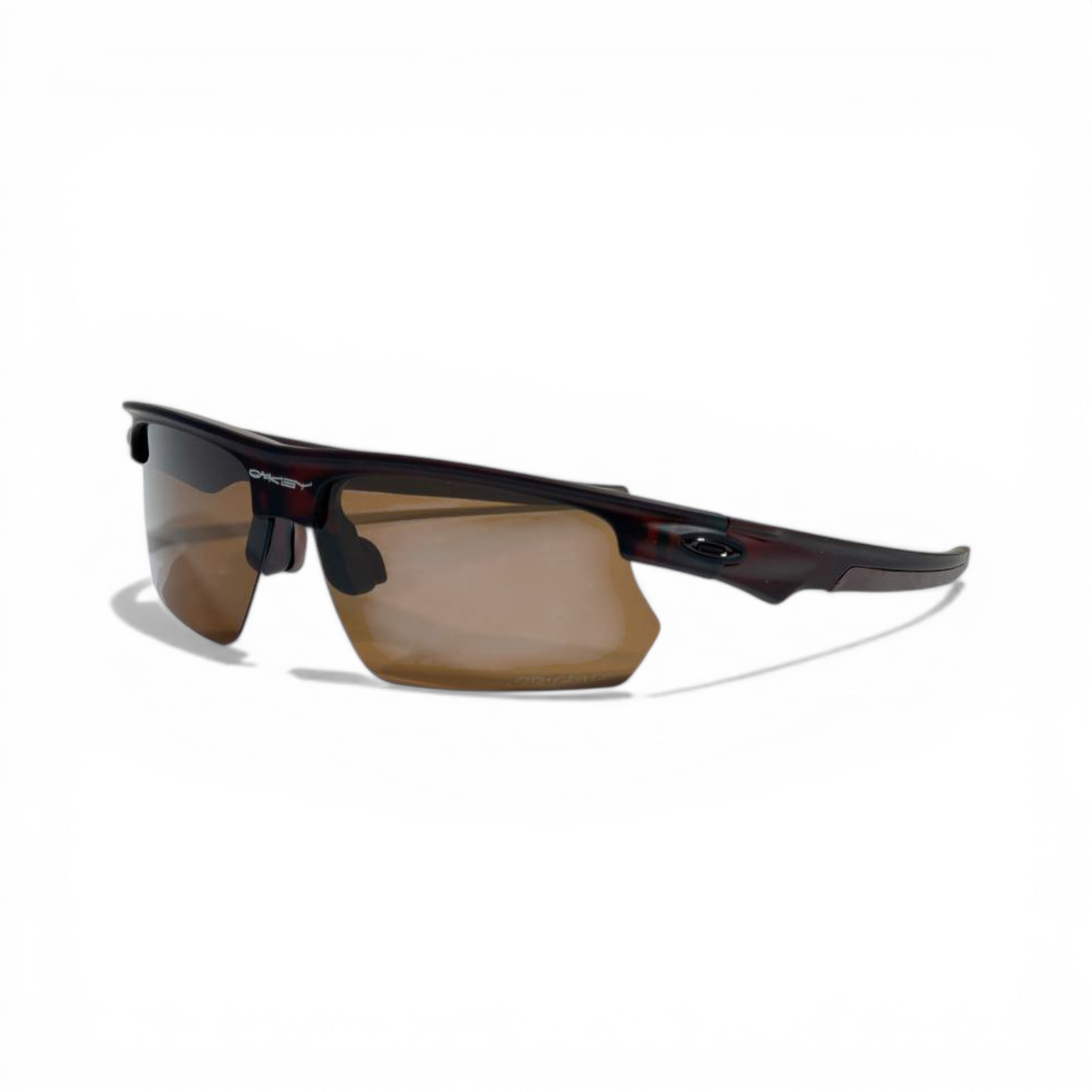 Oakley Bronze Lens Rimless Sunglasses – Tortoise Sport Edition 🕶️🤎