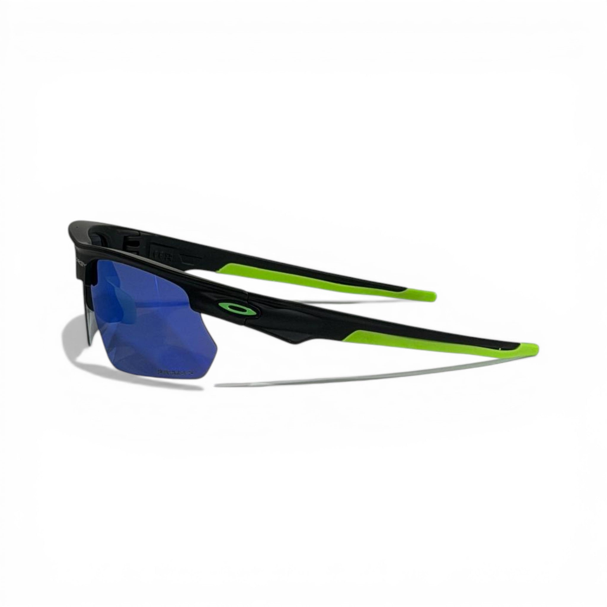 Oakley PRIZM Green Mirror Rimless Sunglasses – Neon Sport Edition 🕶️💚