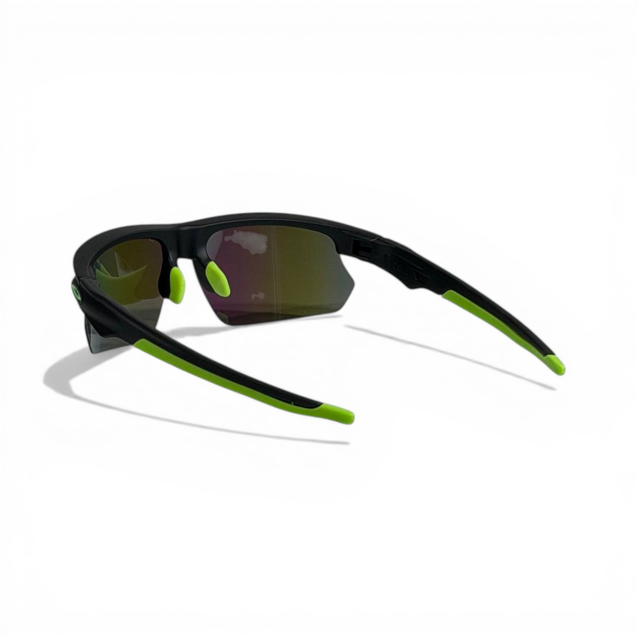 Oakley PRIZM Green Mirror Rimless Sunglasses – Neon Sport Edition 🕶️💚