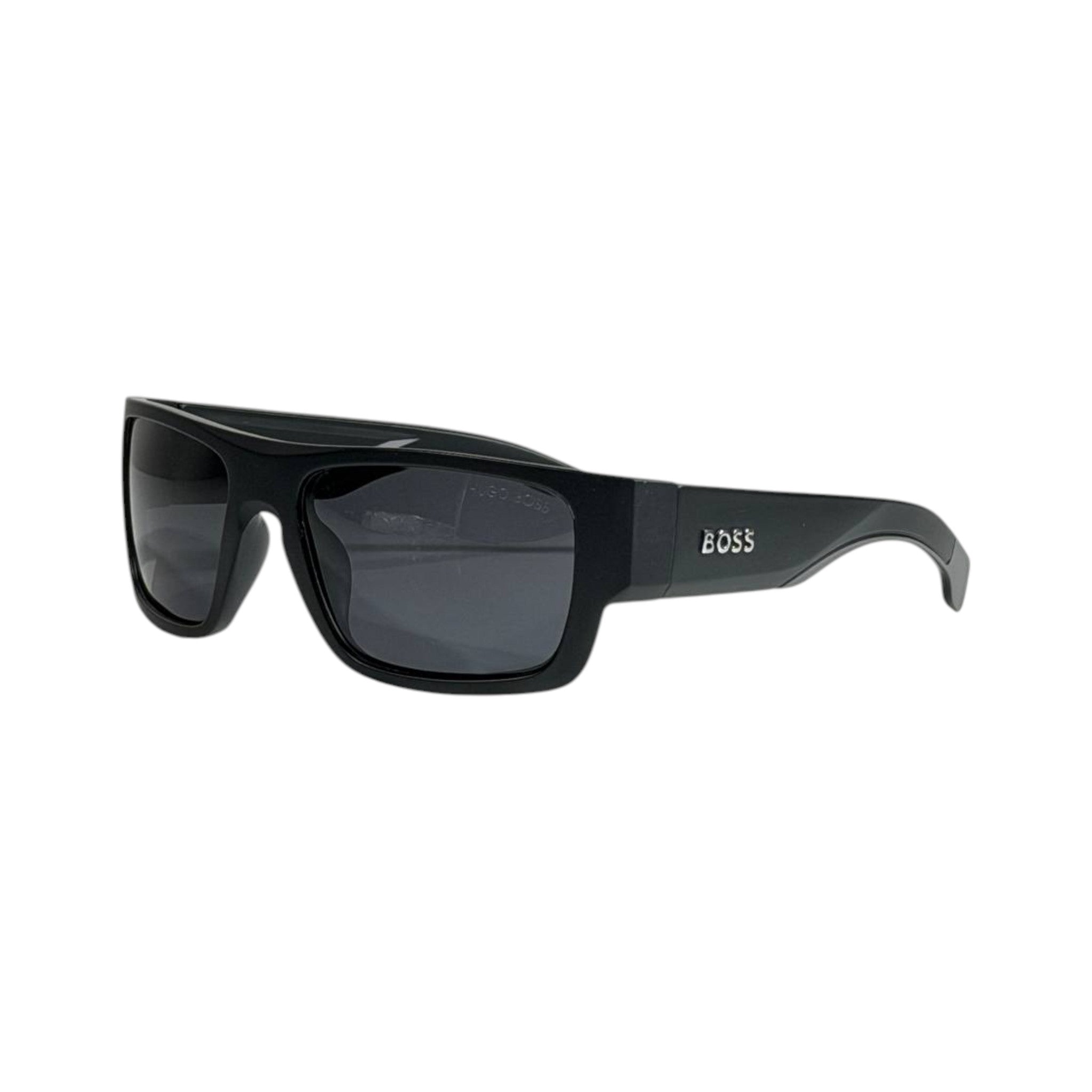 Hugo Boss Oversized Shield Sunglasses 🖤✨ Luxury Men UV Protection Shades