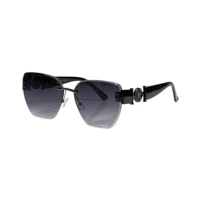 Versace Rimless Medusa Icon Sunglasses 🖤✨ Luxury Women Designer Gradient Shades