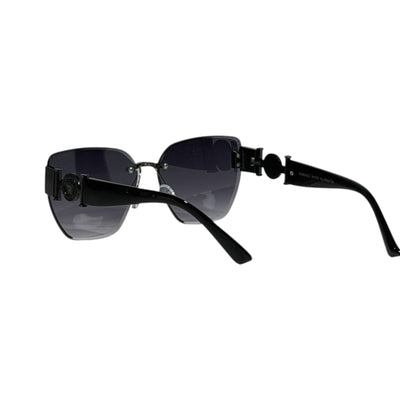 Versace Rimless Medusa Icon Sunglasses 🖤✨ Luxury Women Designer Gradient Shades