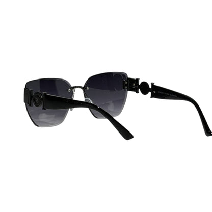 Versace Rimless Medusa Icon Sunglasses 🖤✨ Luxury Women Designer Gradient Shades