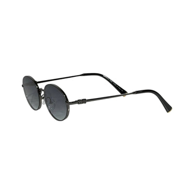 Miu Miu Black Oval Metal Sunglasses 🖤✨ Luxury Women Vintage Designer Shades