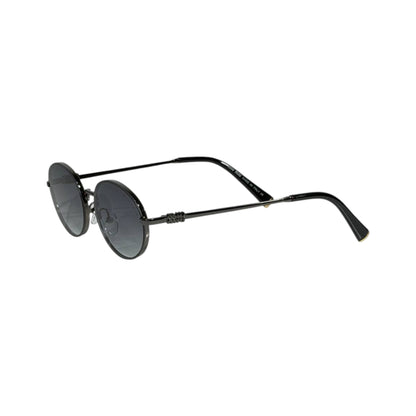 Miu Miu Black Oval Metal Sunglasses 🖤✨ Luxury Women Vintage Designer Shades