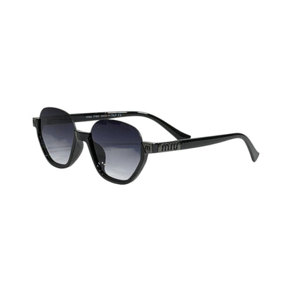 Miu Miu Luxe Oversized Black Aviator Sunglasses 🖤✨ Bold Designer Glam Eyewear