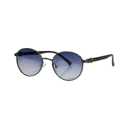 Cartier Luxe Round Blue Gradient Sunglasses 🔵✨ Timeless Designer Statement Eyewear