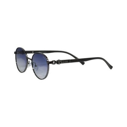 Cartier Luxe Round Blue Gradient Sunglasses 🔵✨ Timeless Designer Statement Eyewear