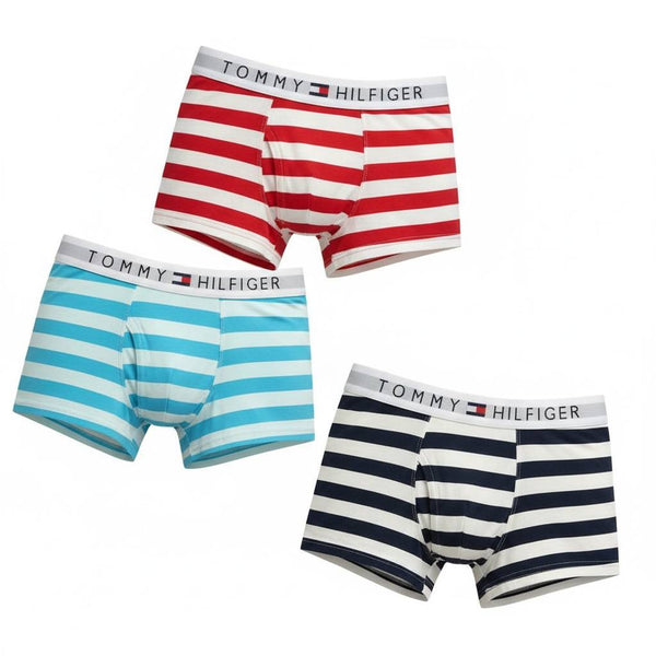Tommy Hilfiger 3-Pack Striped Boxer Briefs 🇺🇸🩲 Premium Coastal Style Essentials