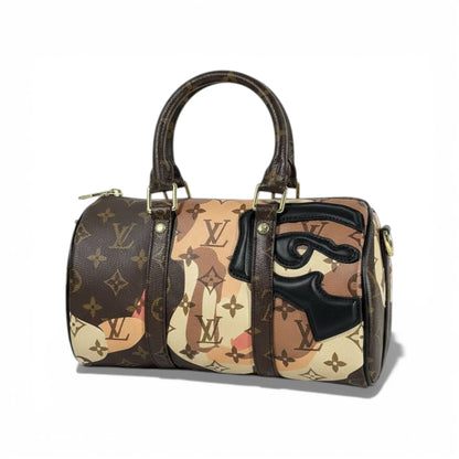 👜 Louis Vuitton Monogram Camouflage Mini Speedy Bag – Artistic Face Design
