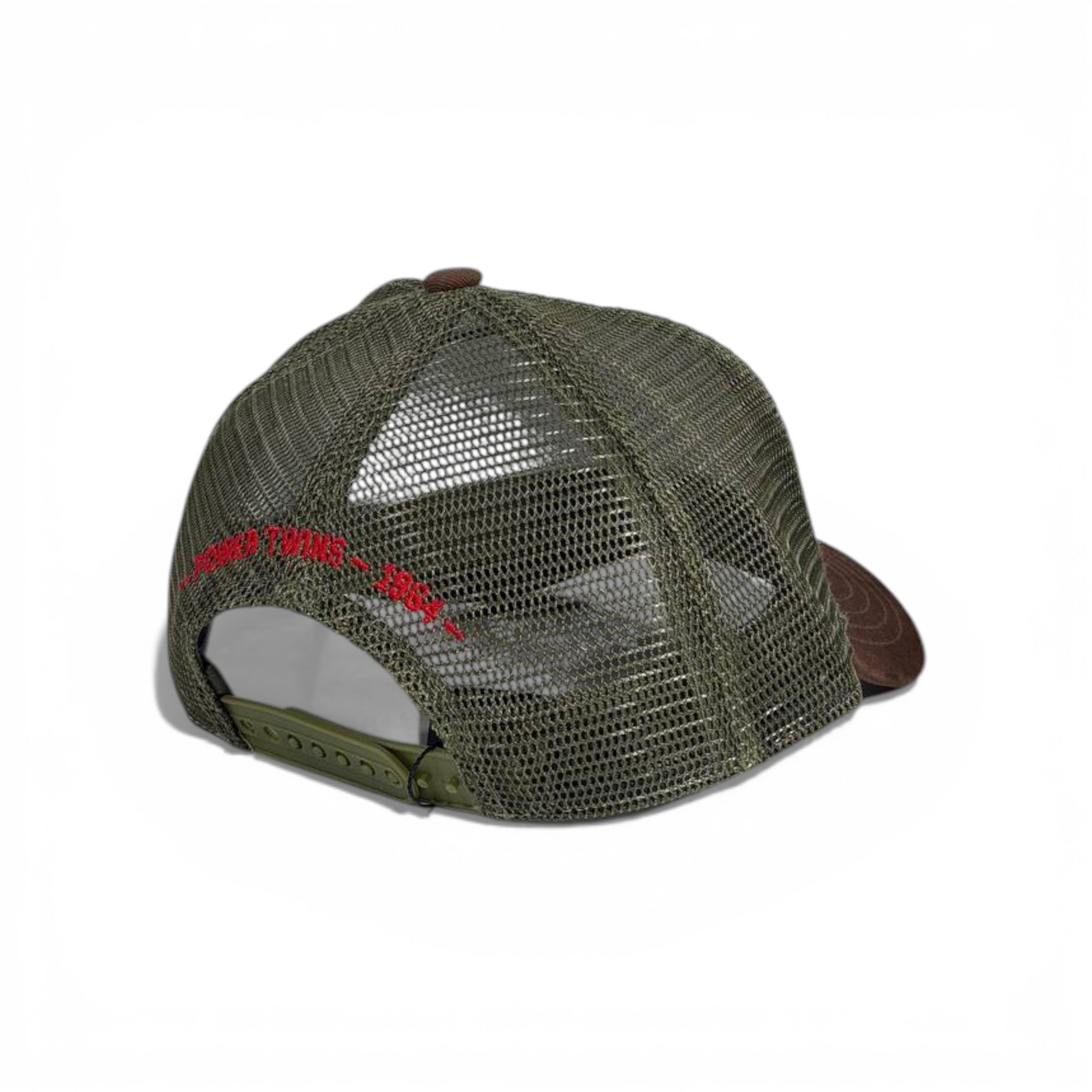 🧢 DSQUARED2 Canada Trucker Cap – Brown & Green Mesh Edition