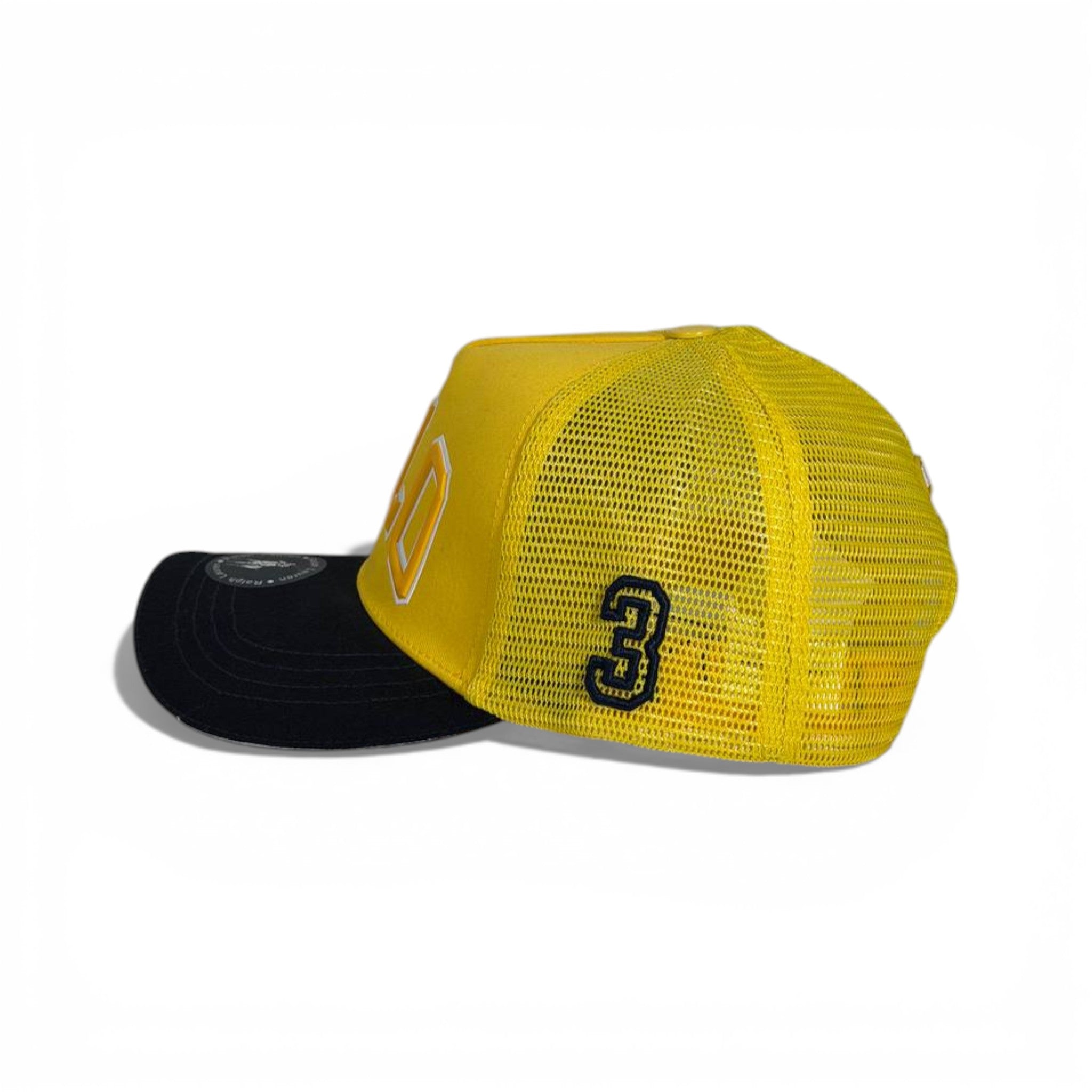 🧢 POLO Trucker Cap – Yellow & Black