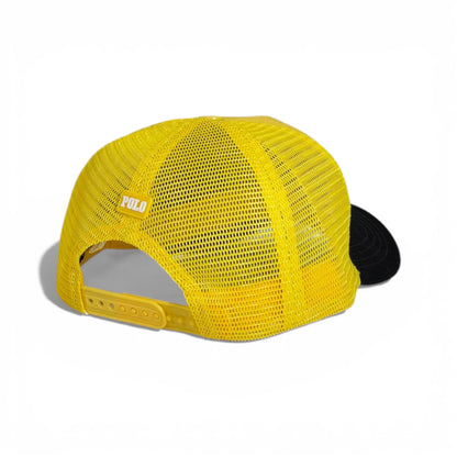🧢 POLO Trucker Cap – Yellow & Black
