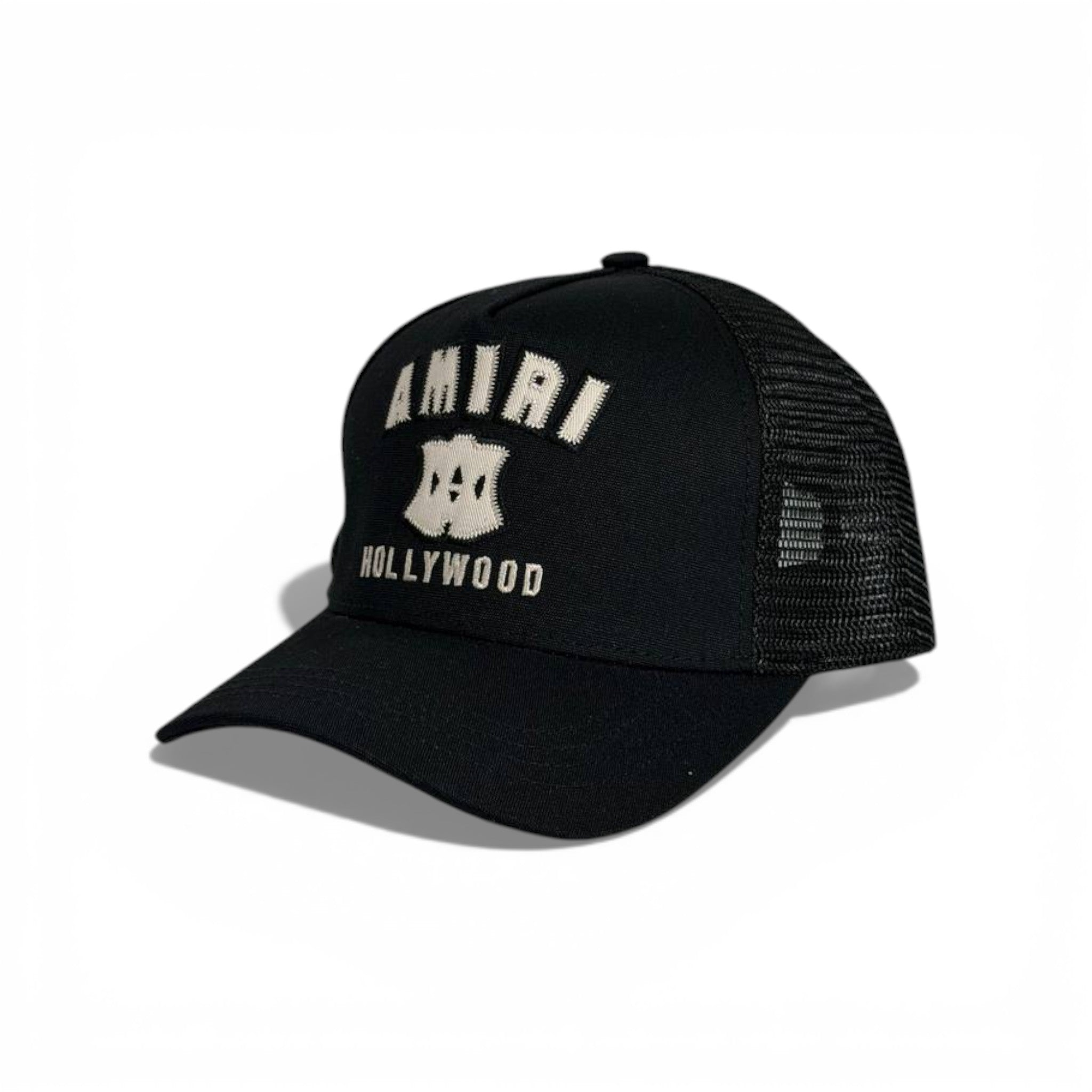 🧢 AMIRI Hollywood Trucker Cap – Black