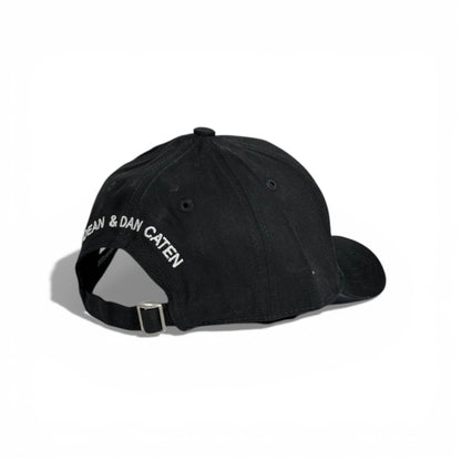 🧢 Dsquared2 Black Baseball Cap – Iconic Logo Edition 🖤🔥