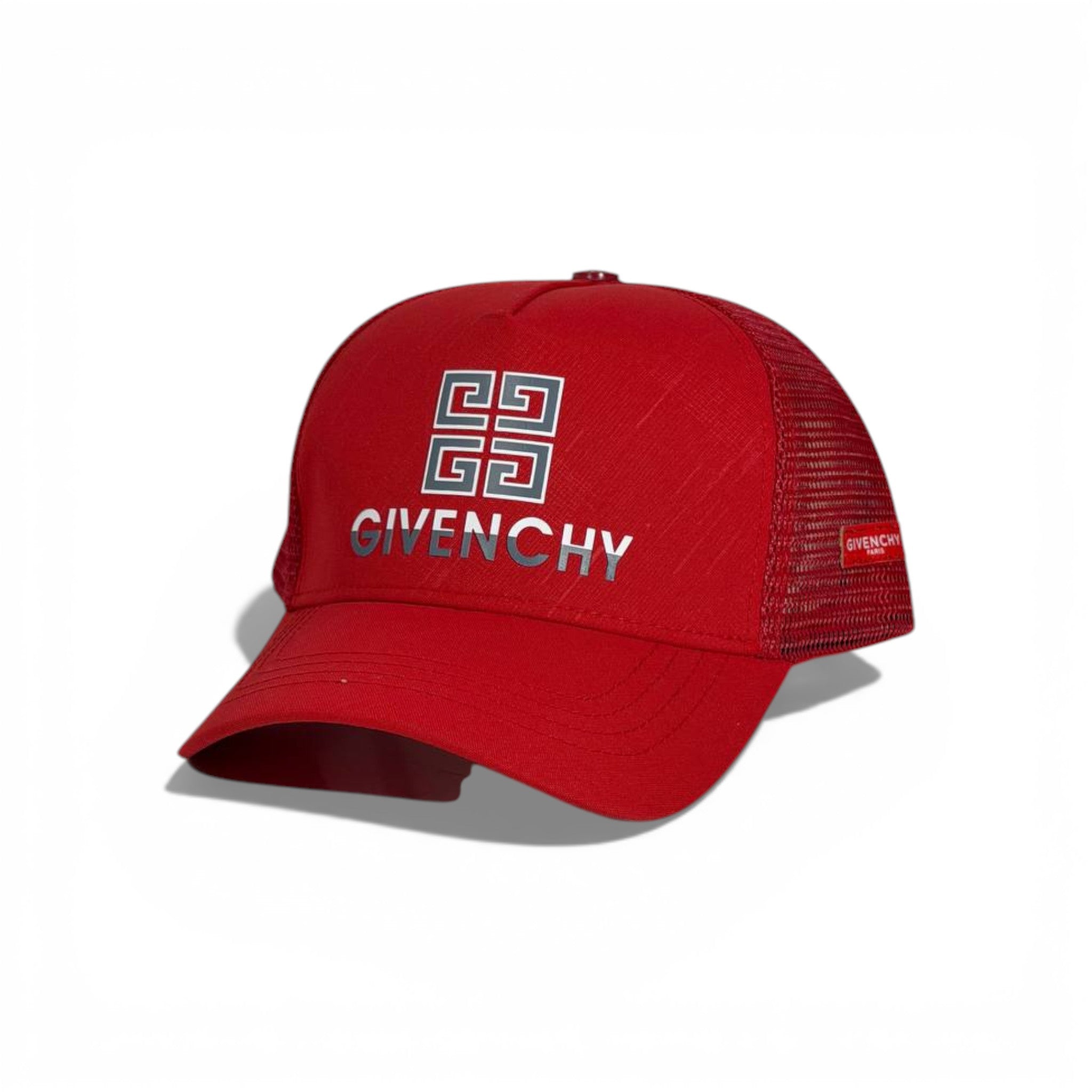 🧢 Givenchy Red Trucker Cap – Iconic 4G Logo Edition ❤️🔥