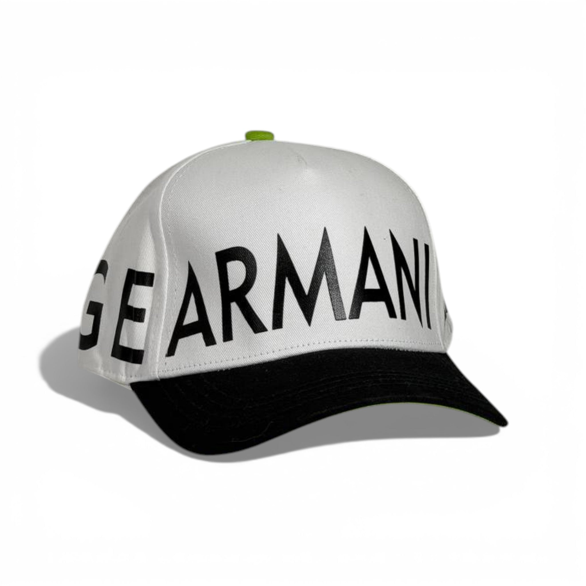 🧢 Emporio Armani White & Black Baseball Cap – Bold Logo Edition 🤍🖤✨