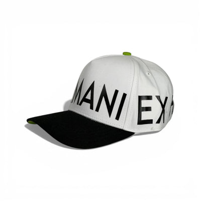 🧢 Emporio Armani White & Black Baseball Cap – Bold Logo Edition 🤍🖤✨