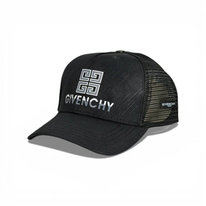 🧢 Givenchy Black Trucker Cap – Iconic 4G Logo Edition 🖤✨