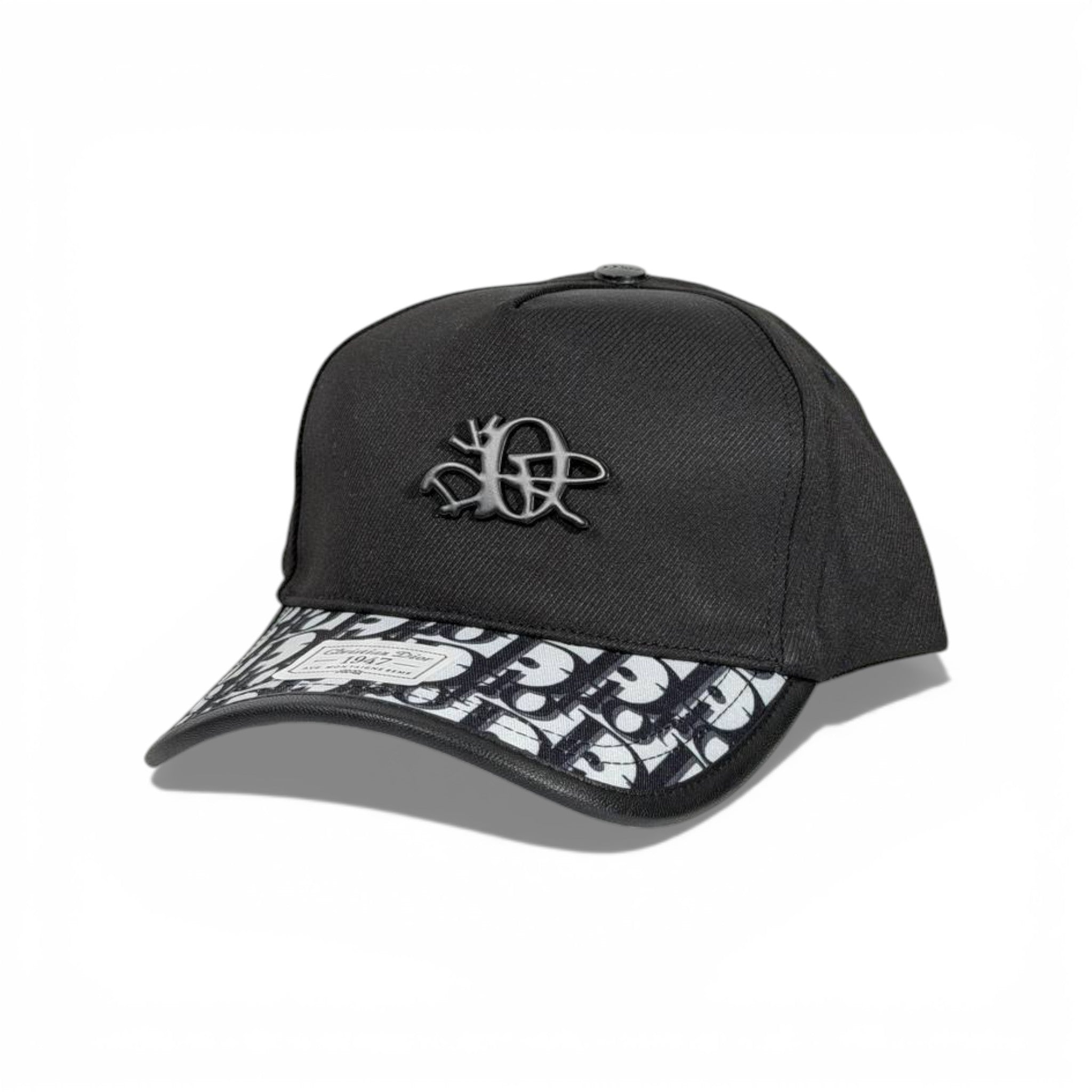 🧢 Dior CD Monogram Baseball Cap – Black Iconic Edition 🖤✨