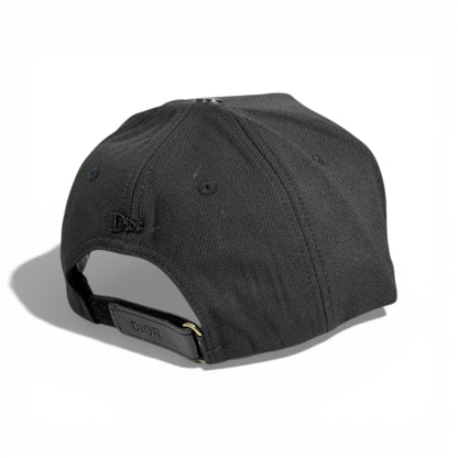 🧢 Dior CD Monogram Baseball Cap – Black Iconic Edition 🖤✨