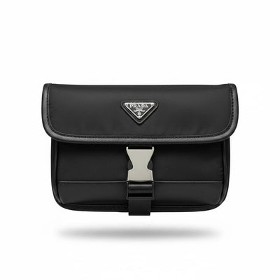 Prada Black Utility Crossbody Bag ✨ Premium Nylon Messenger Shoulder Bag