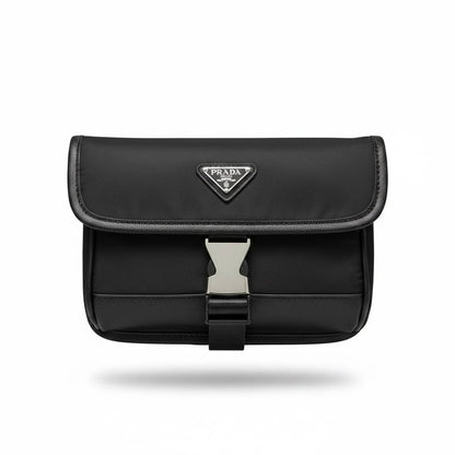 Prada Black Utility Crossbody Bag ✨ Premium Nylon Messenger Shoulder Bag