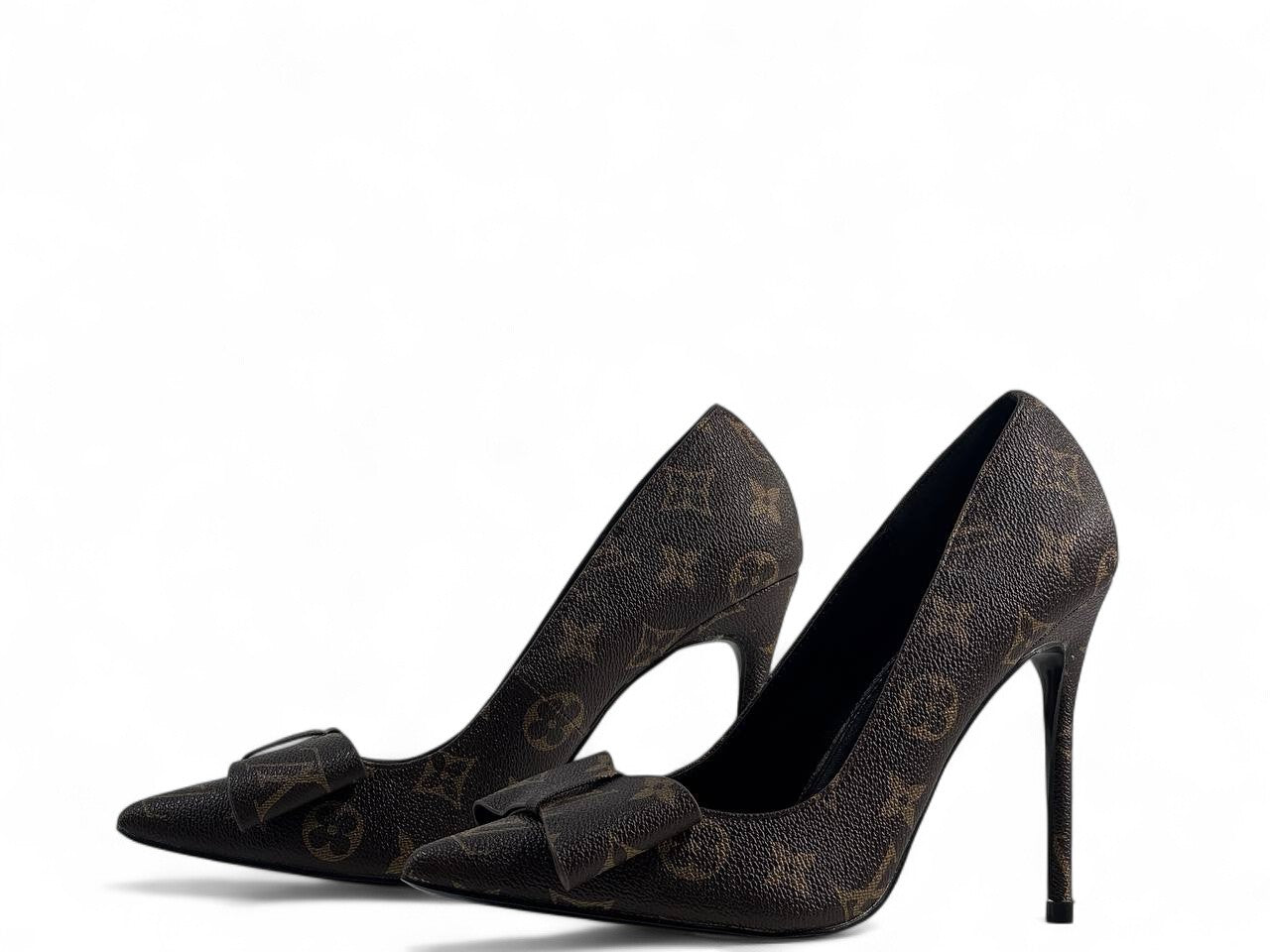 Louis Vuitton Monogram Bow Heels 👠✨ | Luxury Pointed-Toe Pumps for Women