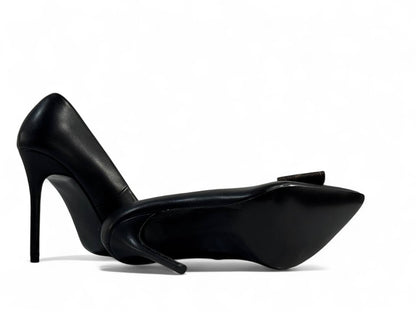Louis Vuitton Black Monogram Bow Pumps 👠 | Elegant Luxury Pointed-Toe Heels