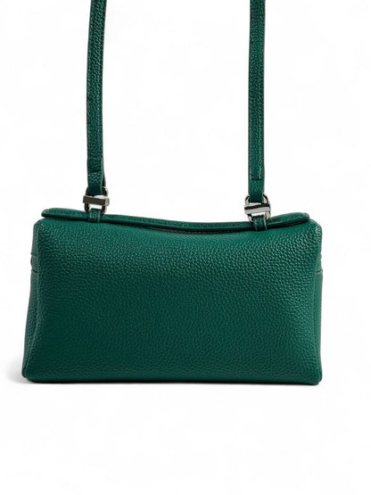 Loro Piana Green Leather Crossbody Bag 💚✨ | Luxury Structured Shoulder Purse