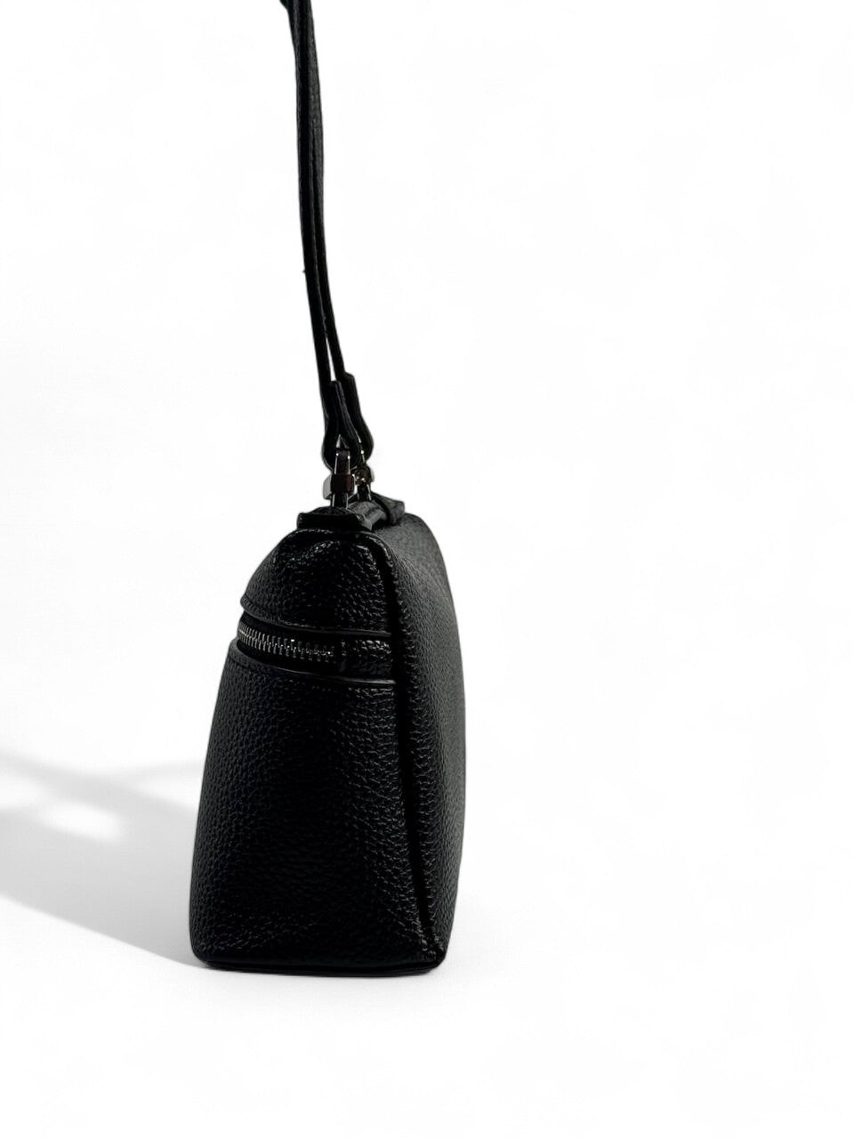 Loro Piana Black Leather Crossbody Bag 🖤✨ | Luxury Structured Shoulder Purse