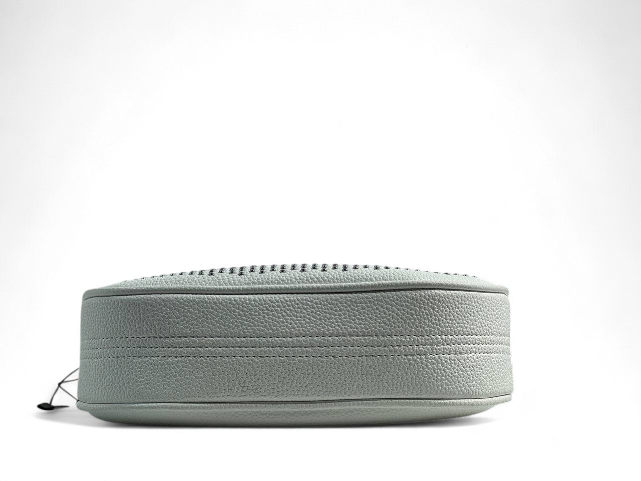 Zadig & Voltaire White Crystal Studded Shoulder Bag ✨🖤 | Elegant Crossbody with Logo Strap